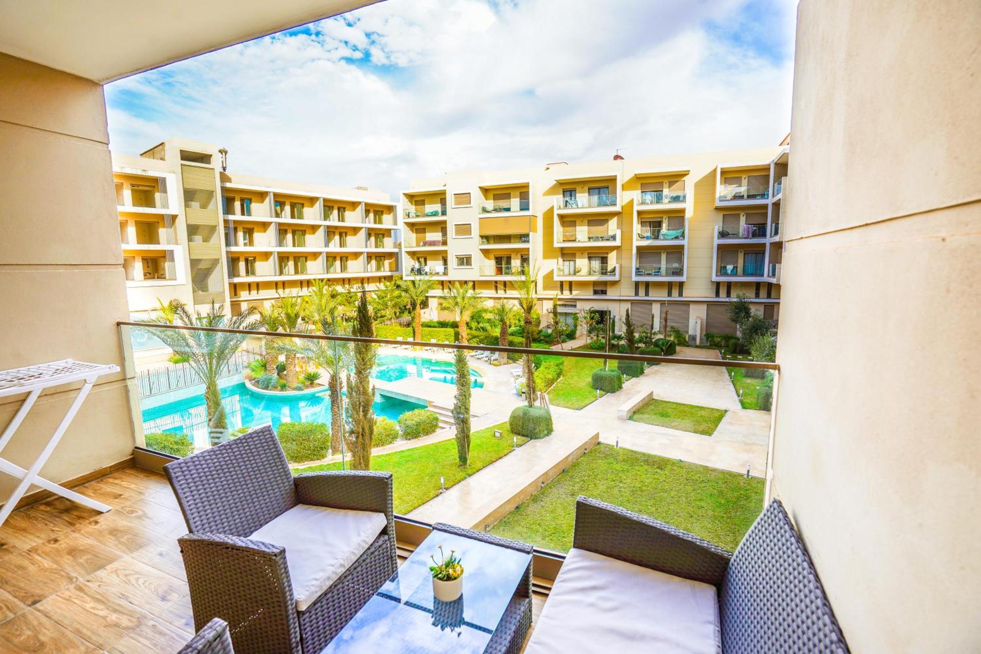 Apartment Pool Marrakech Marraquexe Exterior foto