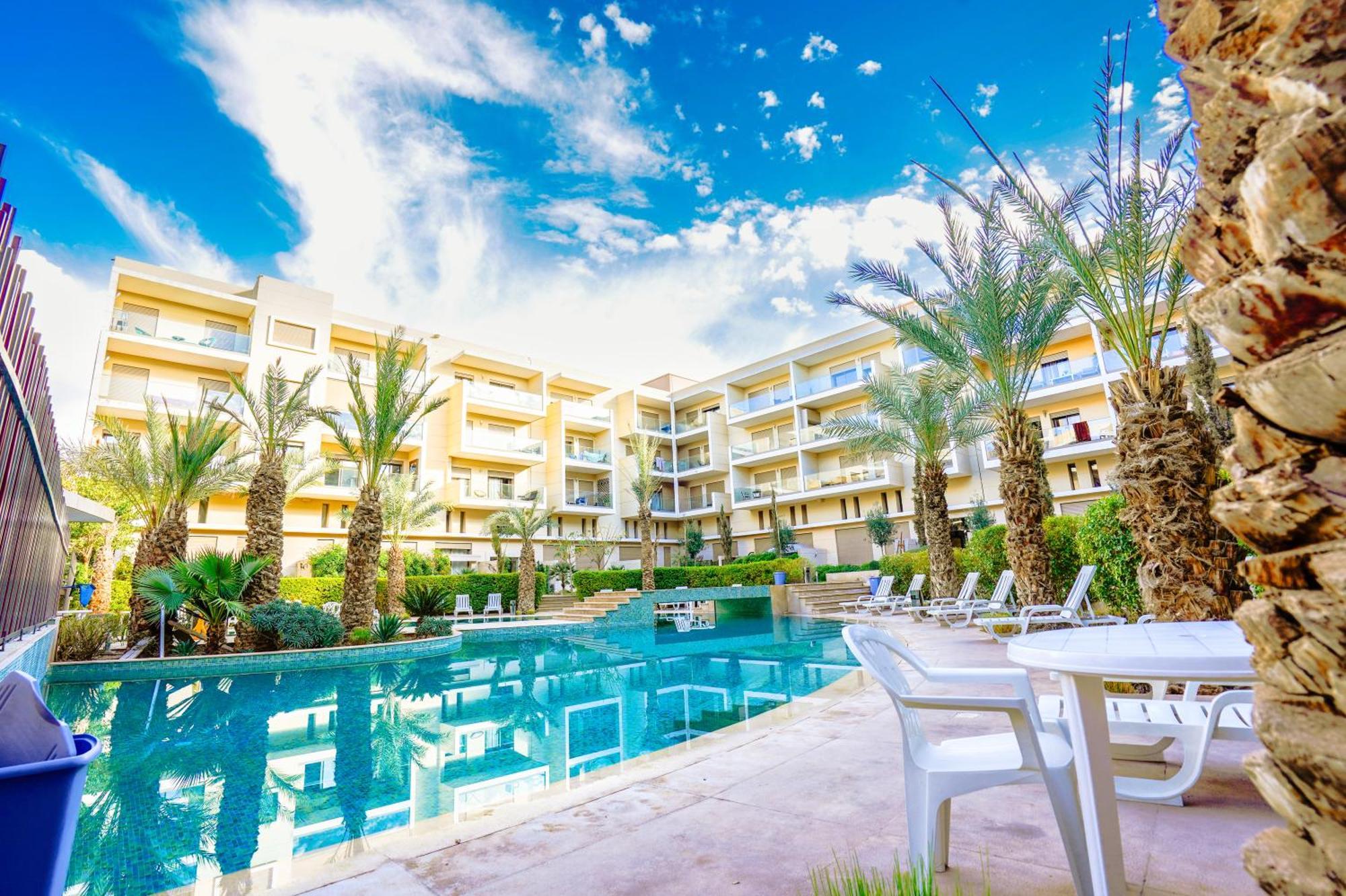 Apartment Pool Marrakech Marraquexe Exterior foto